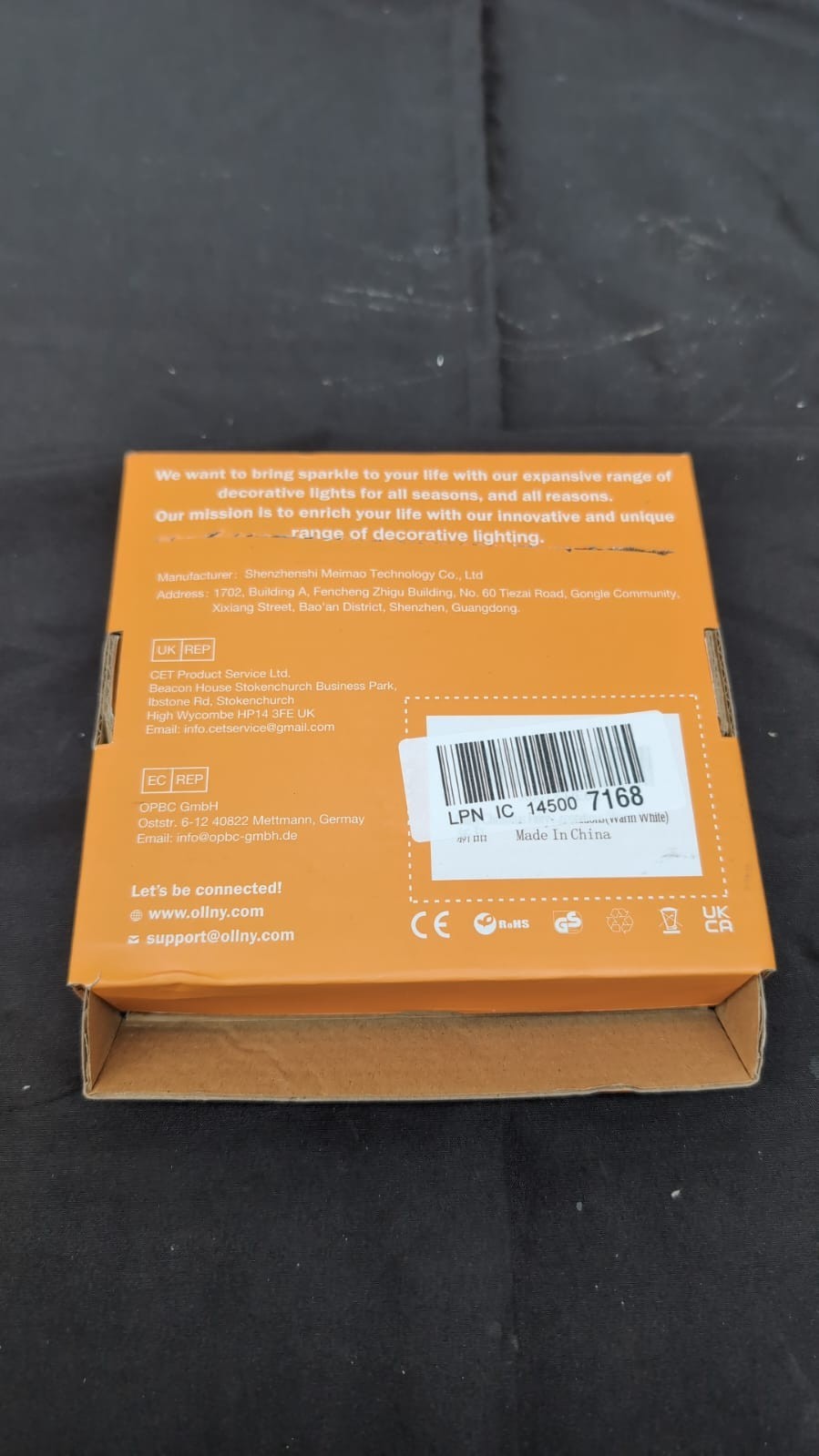 Ollny Fairy Lights Battery Operated, 15m 150 LEDs Bright(BOX DAMAGED)