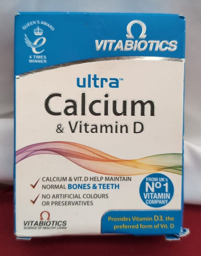 Calcium and Vitamin D Tablets, Vitabiotics Ultra