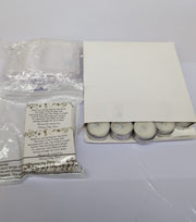 Sinmoe 50 Sets Baby Shower Favours Candles for Guests Tea Light Candles