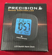 Precision AP054 Alarm Clock, Black, One Size