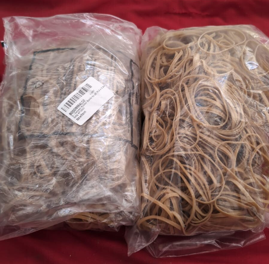 Q-Connect Rubber Bands No.32 76.2 x 3.2mm 500g KF10537 (2pack)