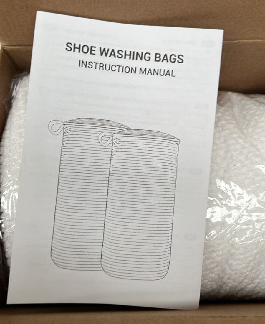 Washing Machine Bag 2Pcs, Fluffy Fibers Keep 360° Wrap-around Cleaning