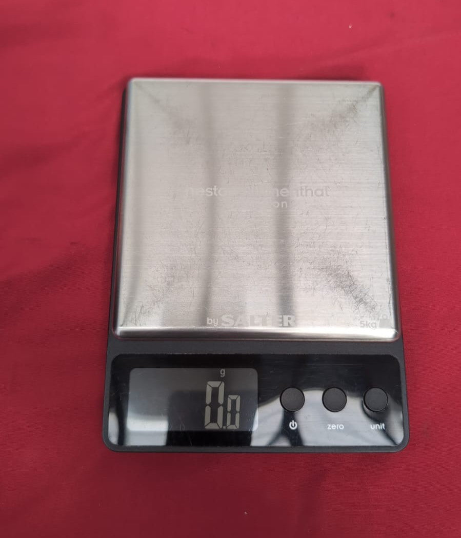 Heston Blumenthal Precision by Salter Digital Kitchen Scales 0.5 g,BLACK(USED)