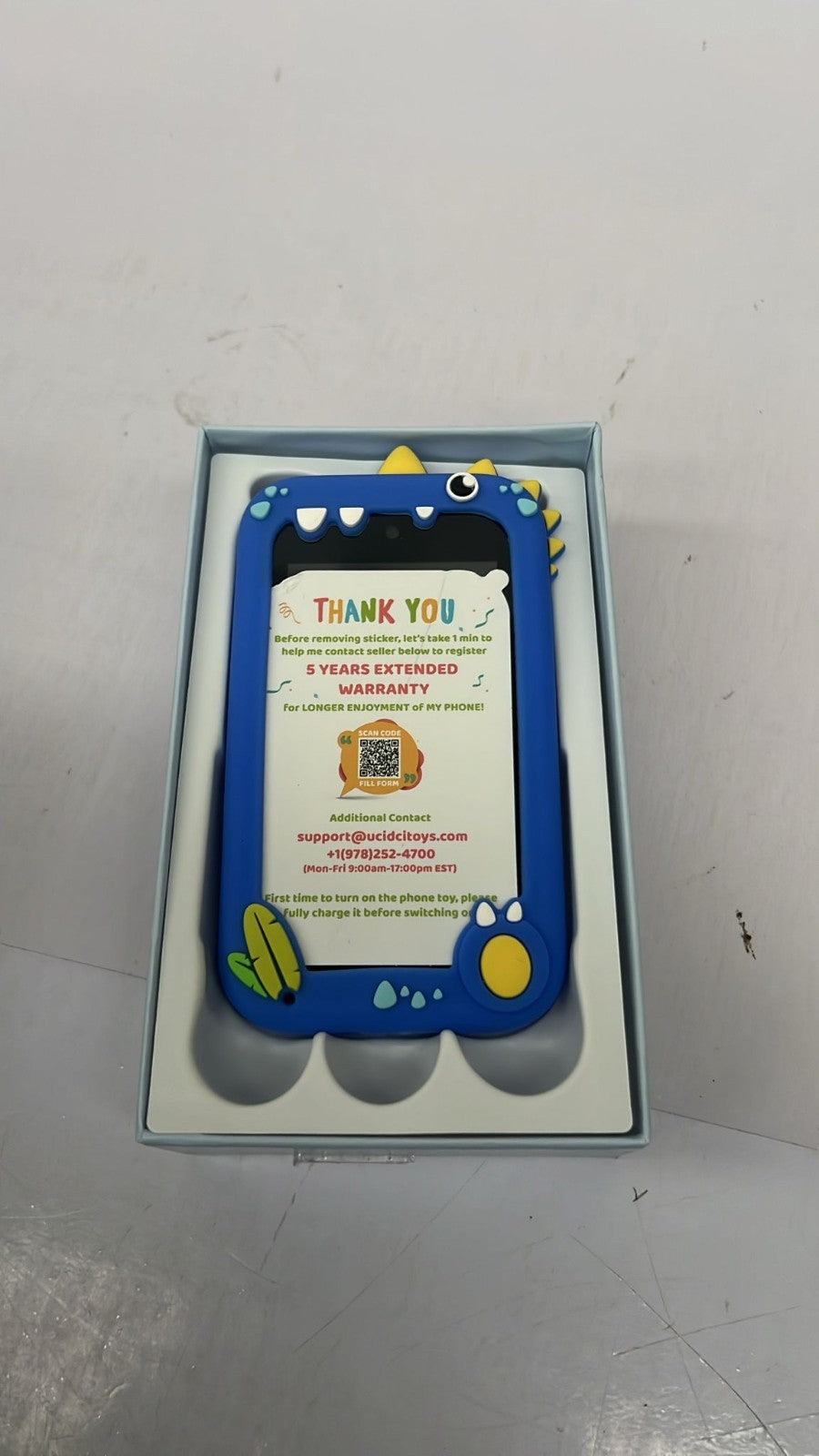 Kids Smart Phone - Toddler Touchscreen Toy with HD Dual Camera