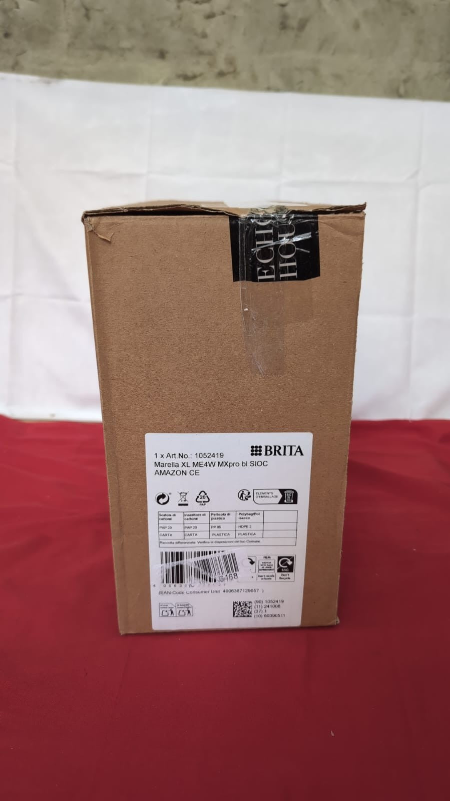 BRITA Marella XL Water Filter Jug Blue (3.5L)(BOXDAMAGED/NO FILTER INCL)