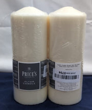 Price's Candles - Altar - Unscented - Up to 50 Hour Burn Time - Smokeless(2pack)