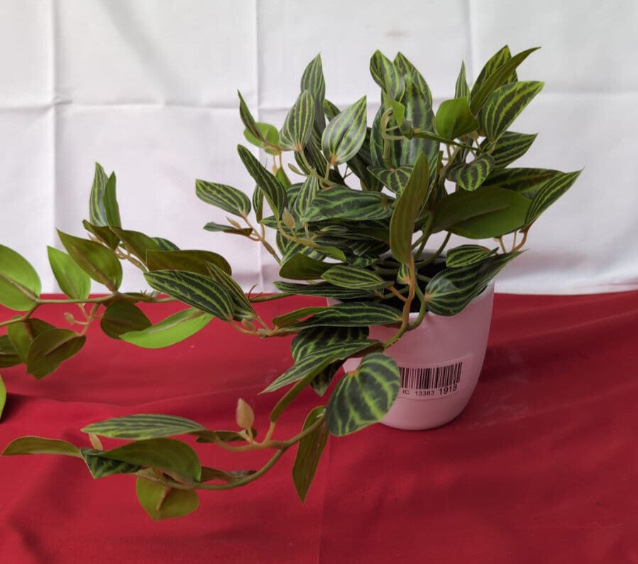 Fake Hanging Plants for Shelf in Back Pot, Small Artificial Ivy Vine Indoor