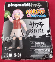 Playmobil 71098 Naruto: Sakura Figure Set, Naruto Shippuden Anime (box damaged)