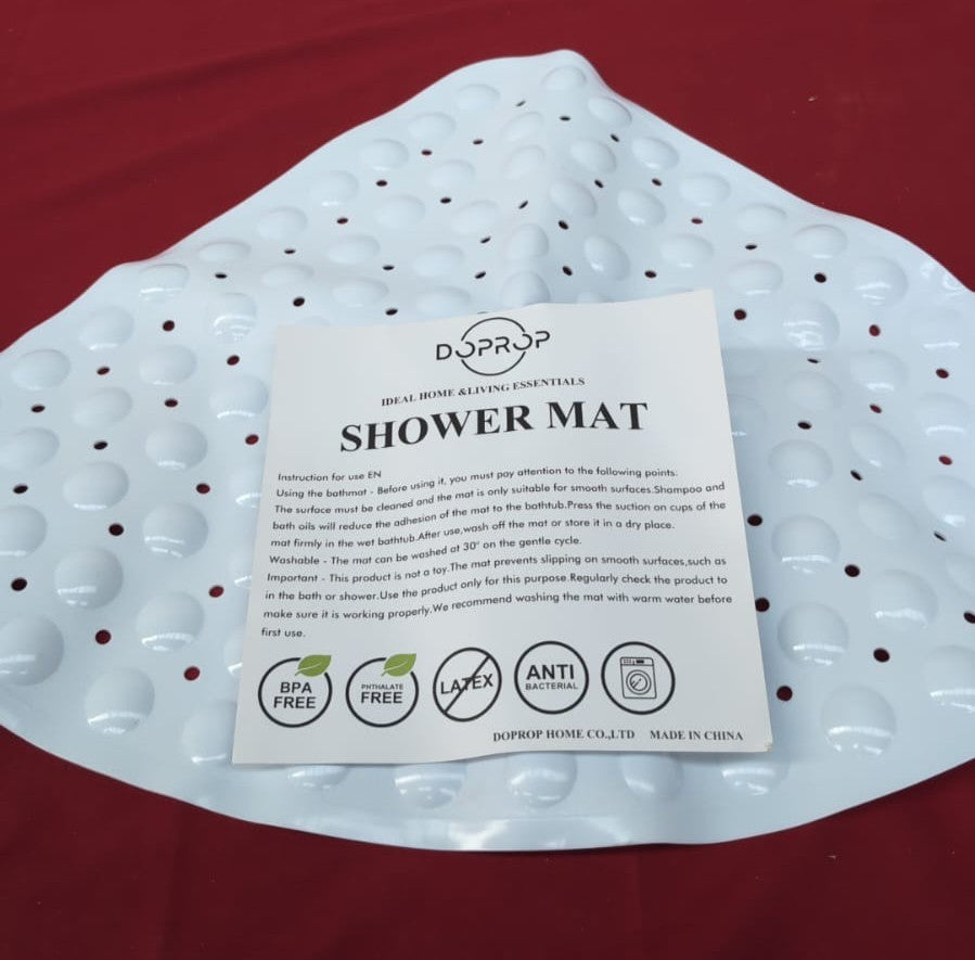 DOPROP corner Non Slip Shower Mat for Inside Shower 50x70cm