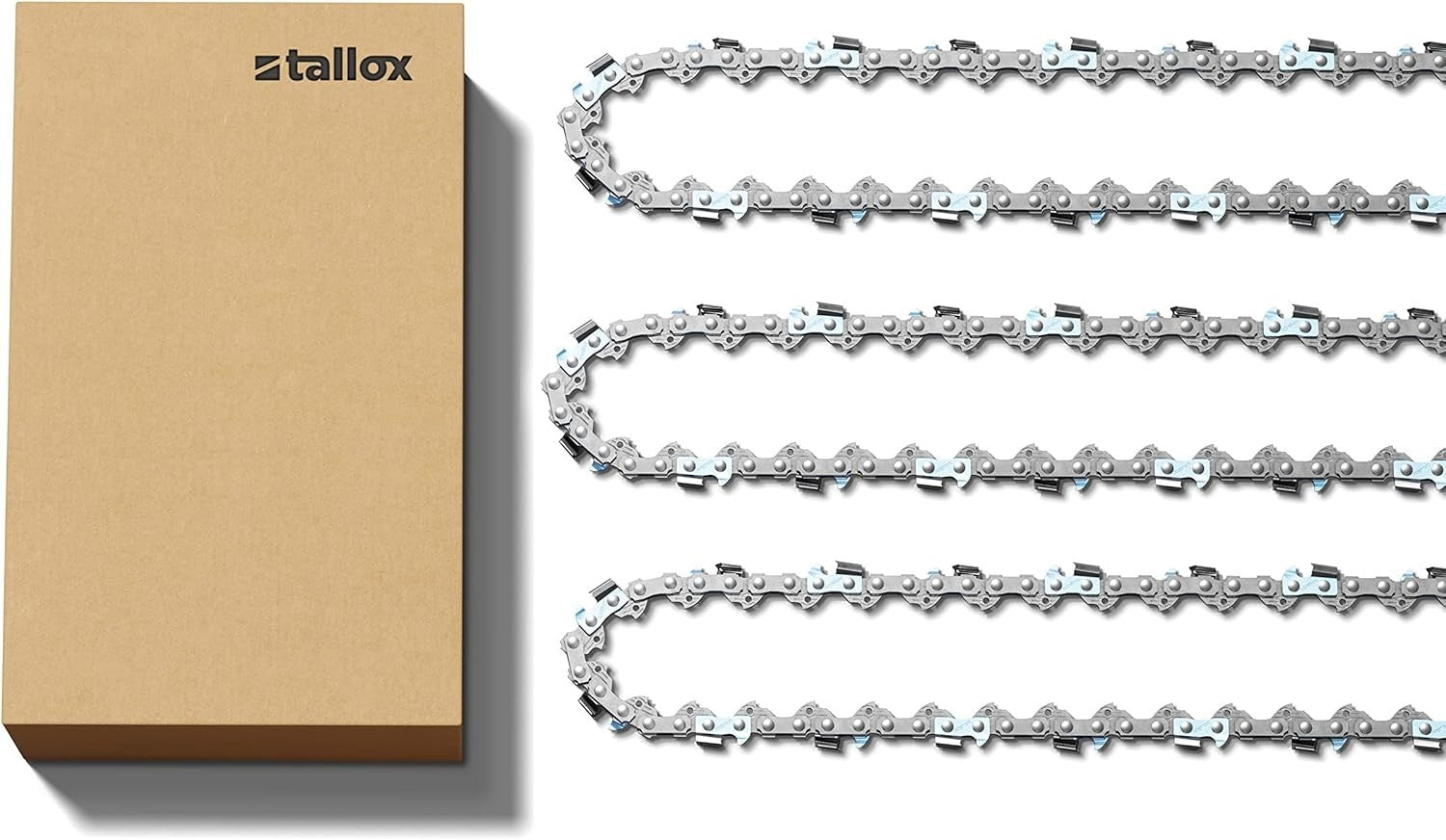3 Tallox saw chains 53 drive links, 35 cm bar