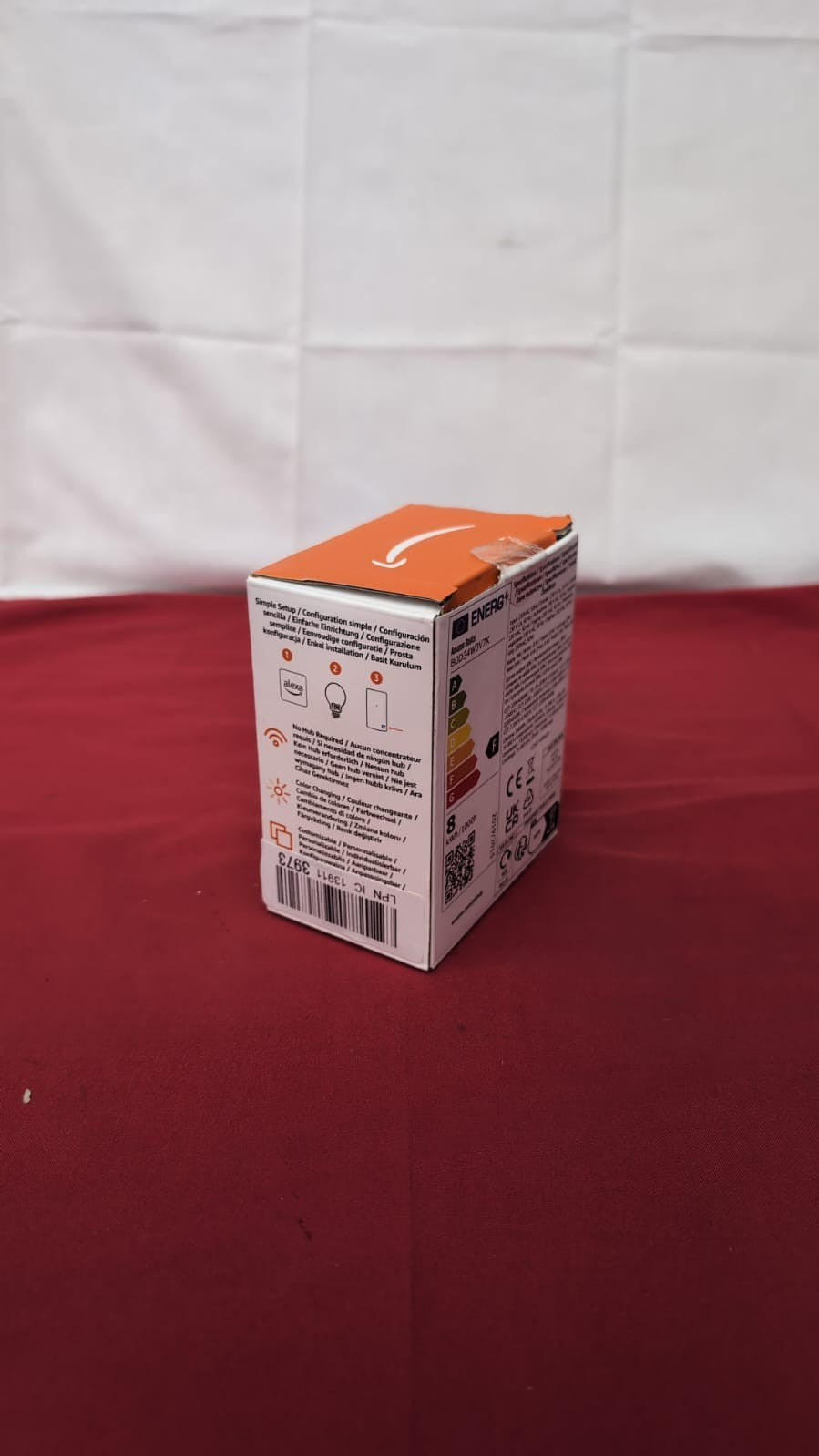 Amazon Basics Smart A60 Multicolor LED Light Bulb, E27,  WiFi, 8W,2-Pack