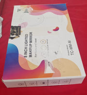 Cosmetic Mirror, Table  with Lights, Cordless with Rechargeable Battery