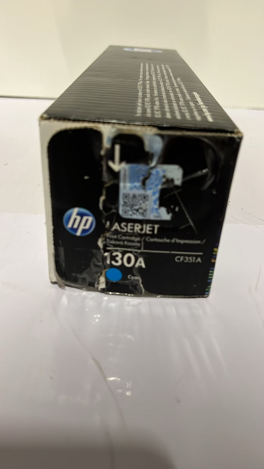 HP CF351A 130A Original LaserJet Toner Cartridge, Cyan (BOX OPENED)