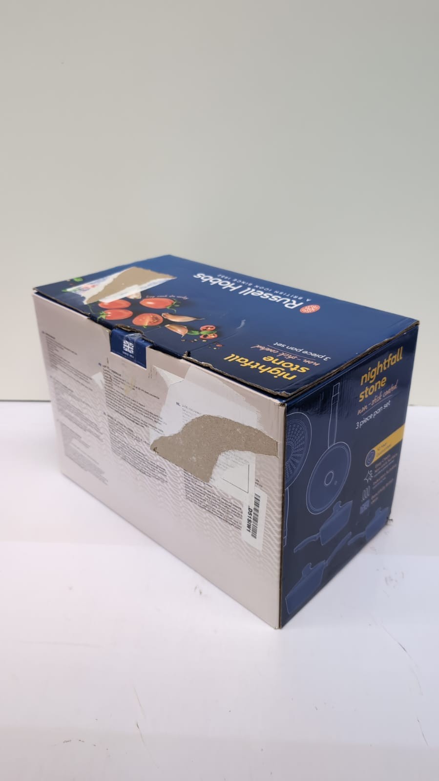 Russell Hobbs Nightfall Stone 3-Piece Saucepan Set (BOX DAMAGED)