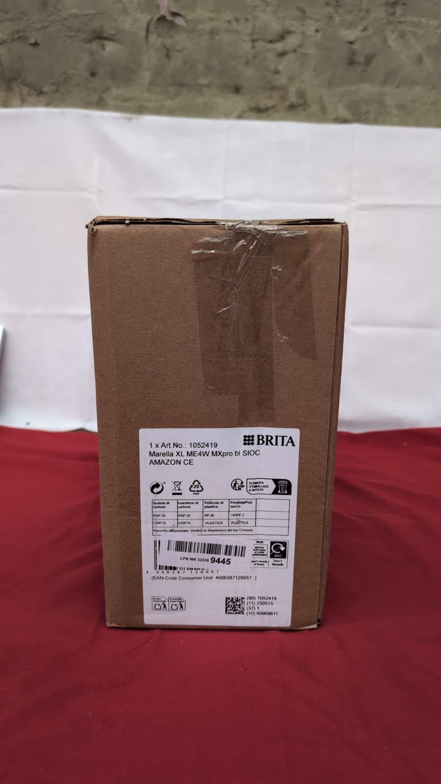 BRITA Marella XL Water Filter Jug Blue 3.5L 1x MAXTRA PRO (slightly scuffed lid)