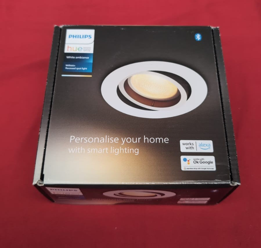 Philips Hue Milliskin White Ambiance Recessed LED Smart Ceiling SpotLight GU10