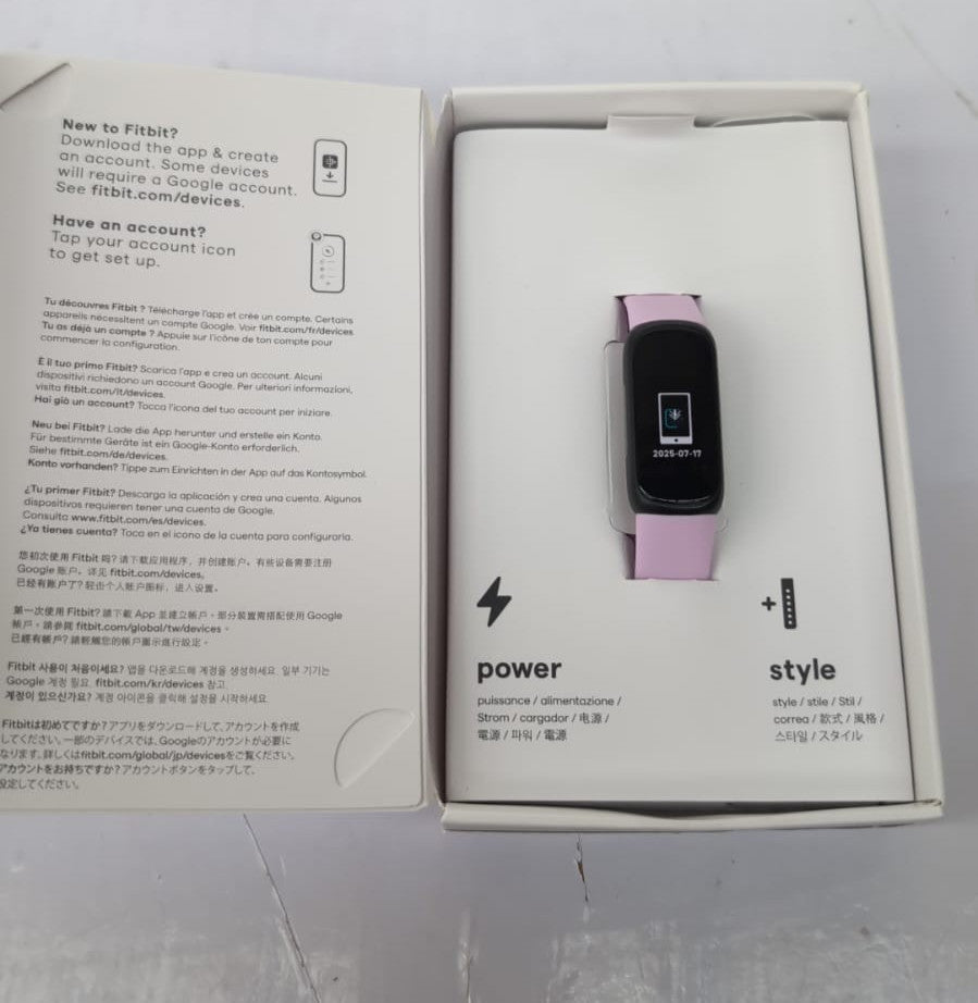 Fitbit Inspire 3 Health &-Fitness-Tracker w/Stress Management, Lilac (used)