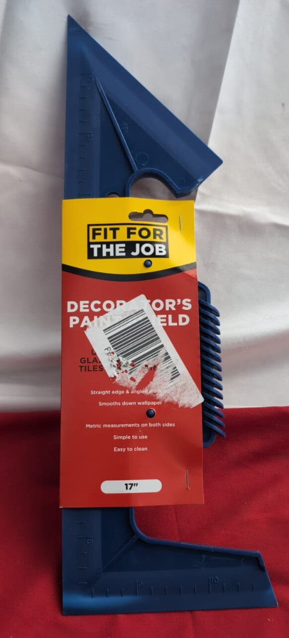 FFJ Paint Shield 17 inch Large Pointed Decorators Straight (warehouse damage)