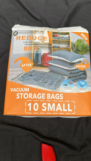 10 Small Vacuum Storage Bags, Space Saver Sealer Compression Bags for Blankets,