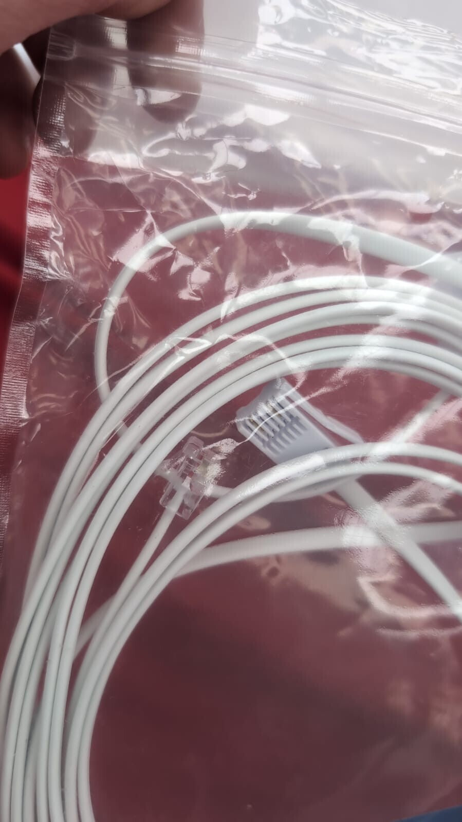 Cable Matters 5m or RJ11 Cable (Telephone or BT) in White (packaging damaged)