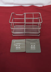 Toothbrush Holder Stainless Steel Silver, Antibacterial Organizer Stand Caddy