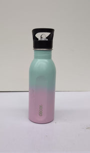 Décor Snap n Seal 500ml Stainless Steel Water Bottle w/ Straw( slightly scuffed)