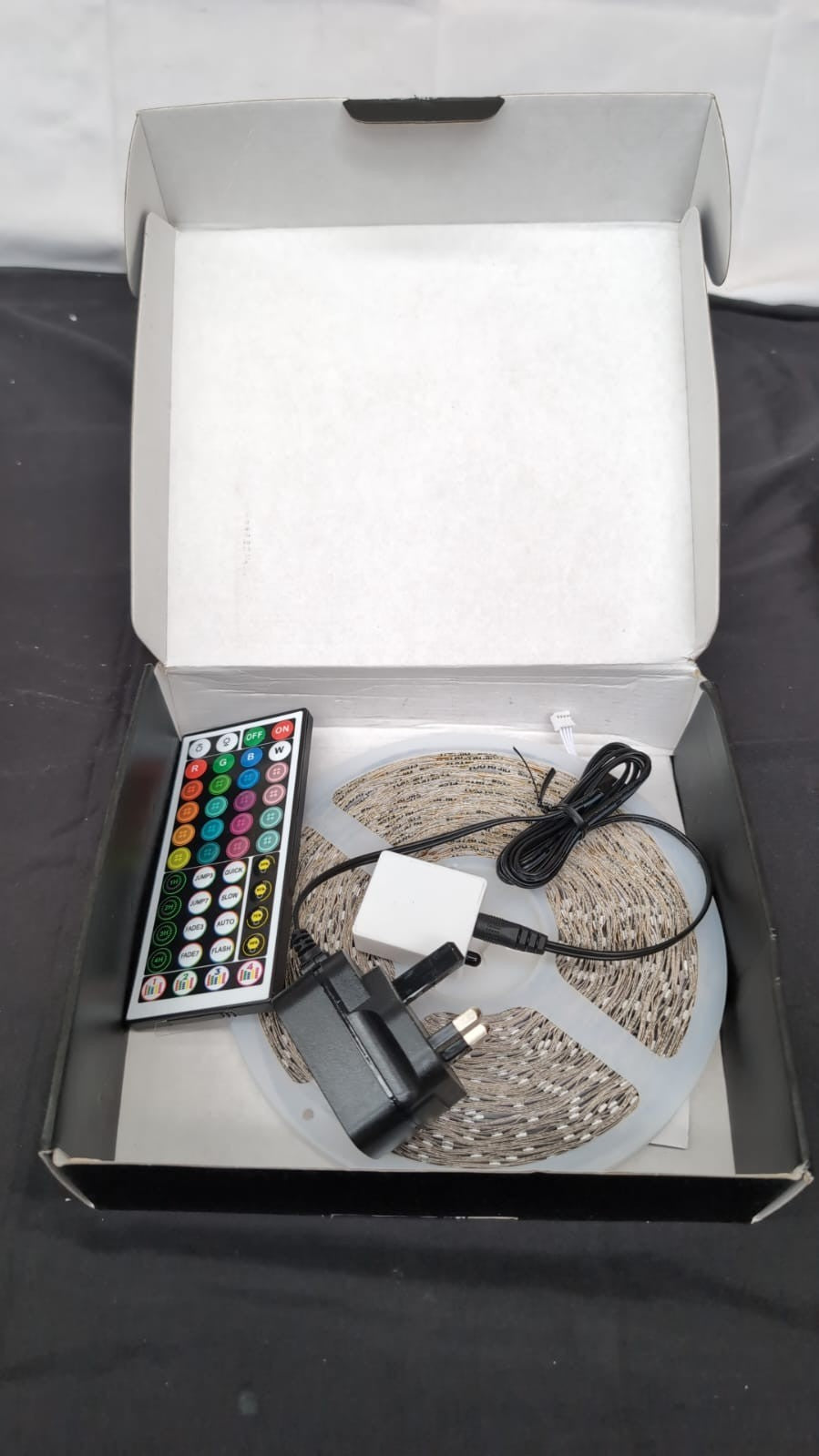 30m Led Strip Lights RGB Music Sync Color Changing, Led Lights (BOX DAMAGED)