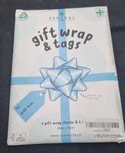 Central 23 gift wrap & tags 6 gift wrap sheets & 6 tags 50cm x 70cm