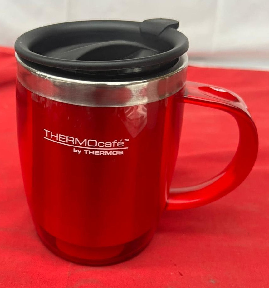 Thermos ThermoCafé Translucent Desk Mug, Red