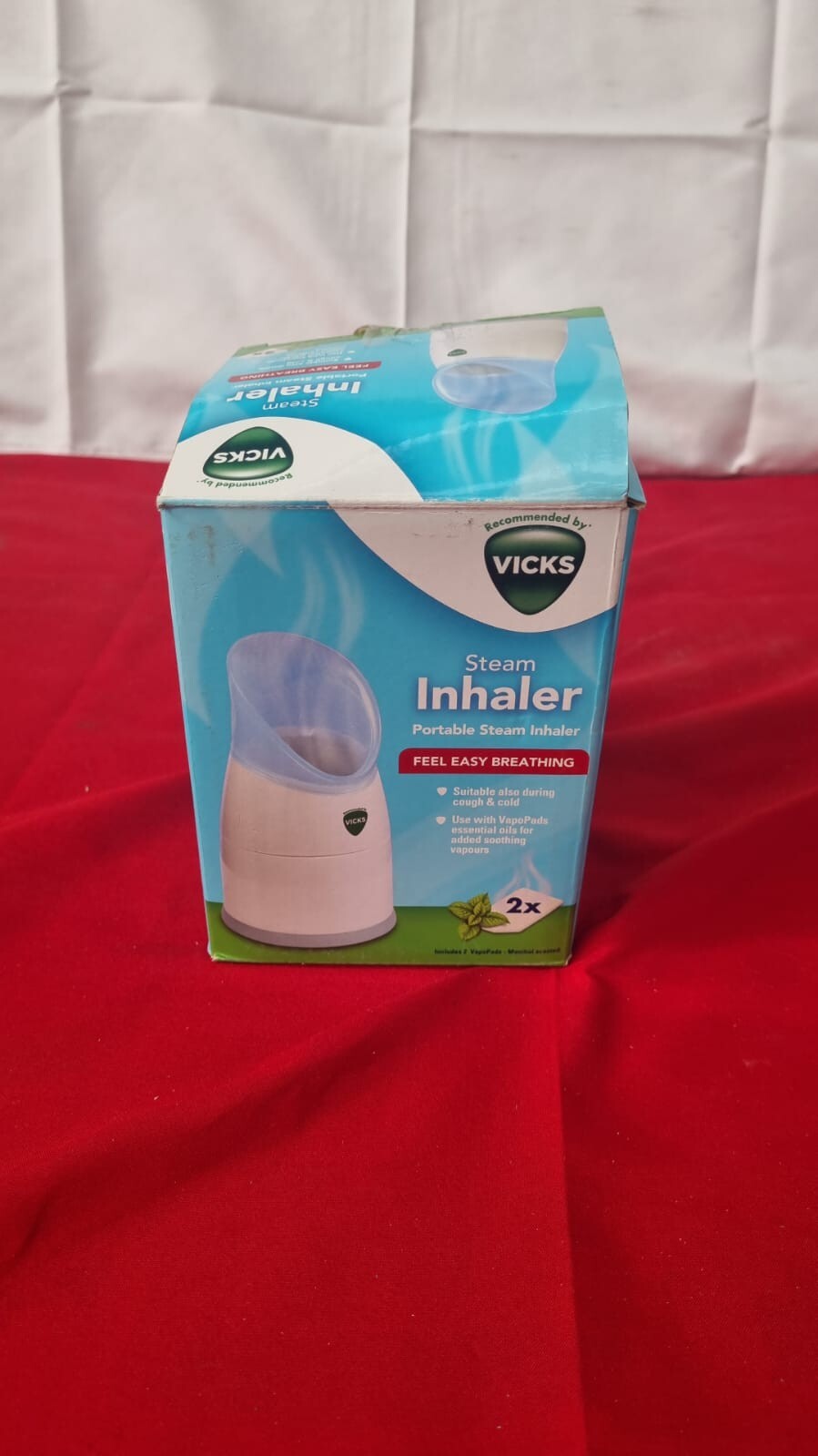 Vicks Personal Steam Inhaler with Two Scent Pads, V1300 (box damaged)
