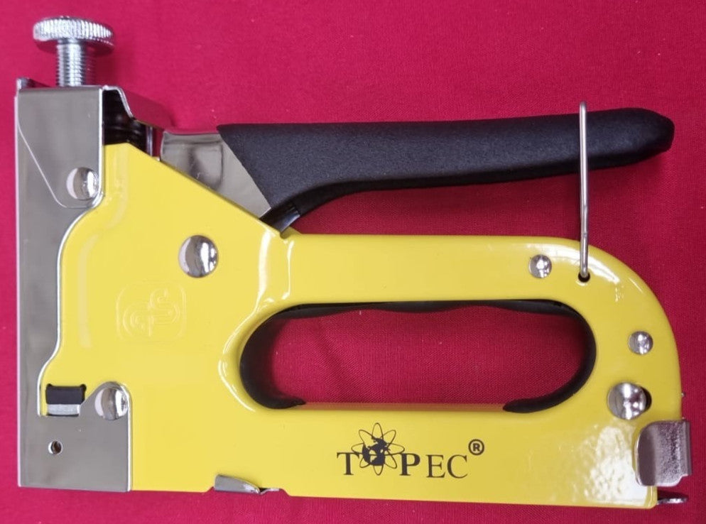 Upholstery Staple Gun Heavy Duty, TOPEC with Manual Brad Nailer Power Adjustment