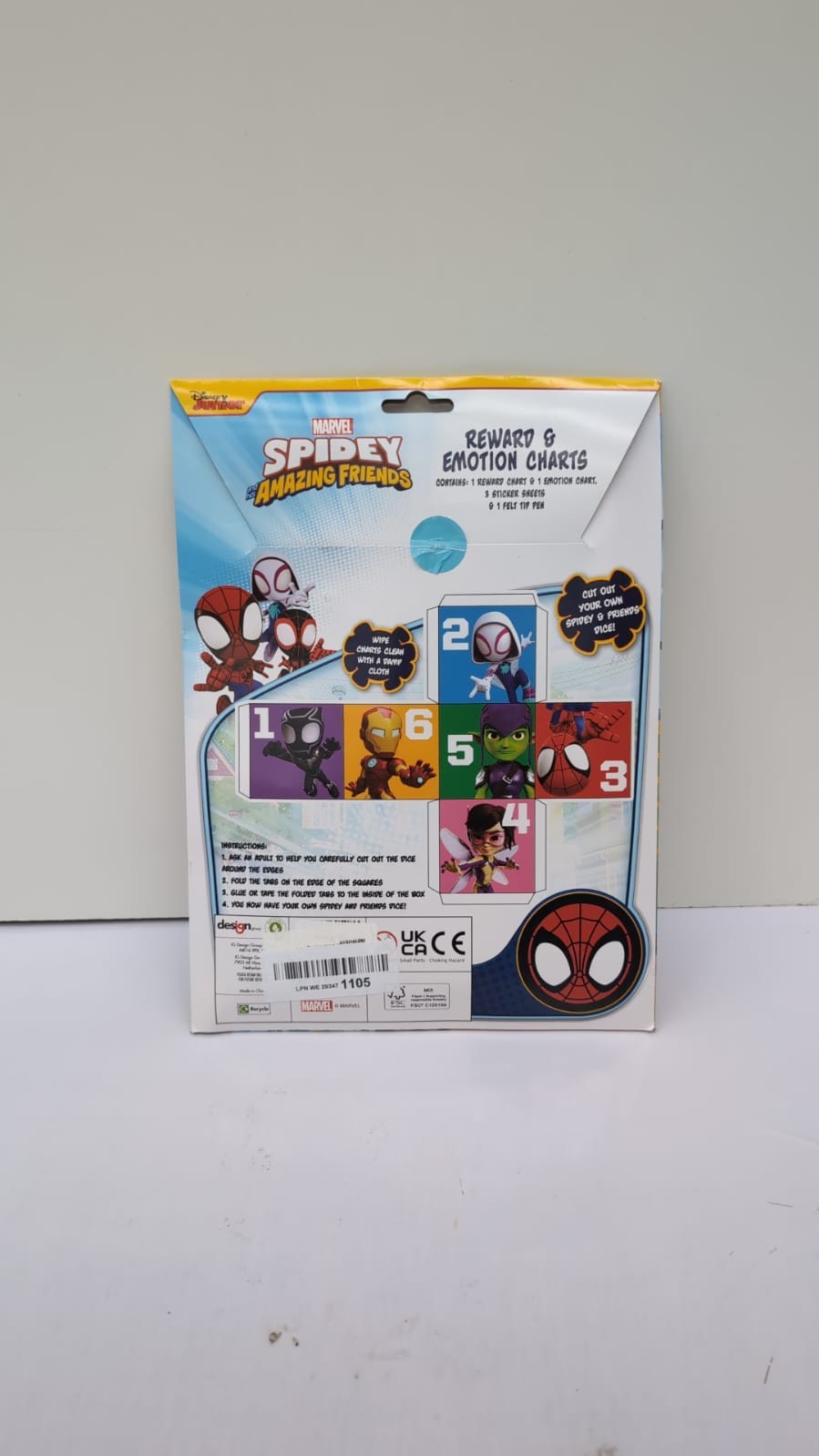 Design Group Creative Kids Craft Set Spidey & Friends Rew & Emotion Chart