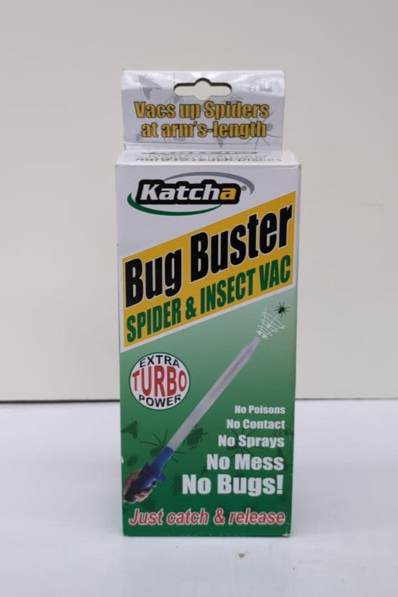 Katcha Bug Buster Spider Vacuum Blue! (BOX SLIGHTLY DAMAGED)