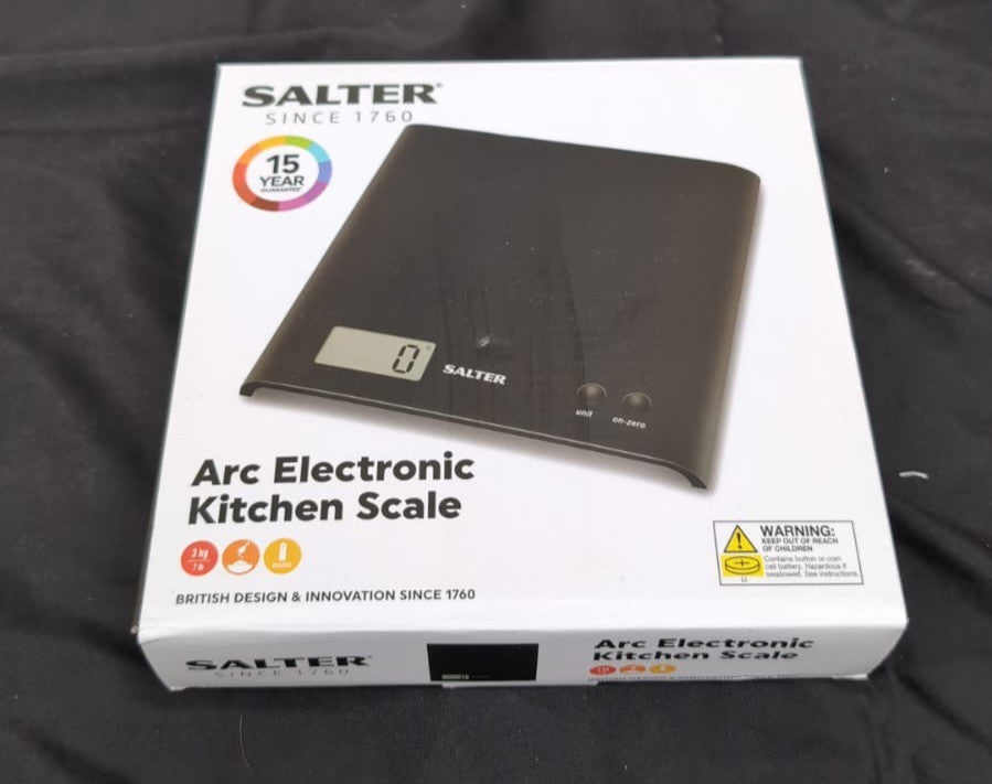 Salter Arc Kitchen Scale – Digital Food Weighing Scales