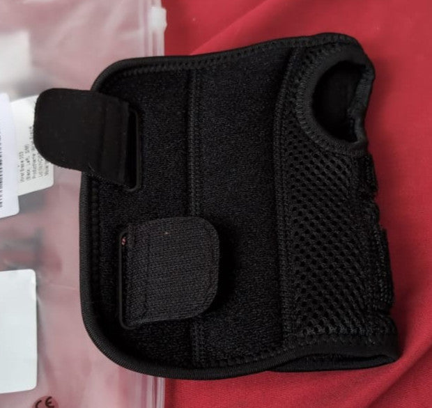 Wrist Brace for Left Hand, Small/Medium, Black