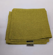 Light Green Cushions Covers 45x45cm: Set of 2, Cotton Linen