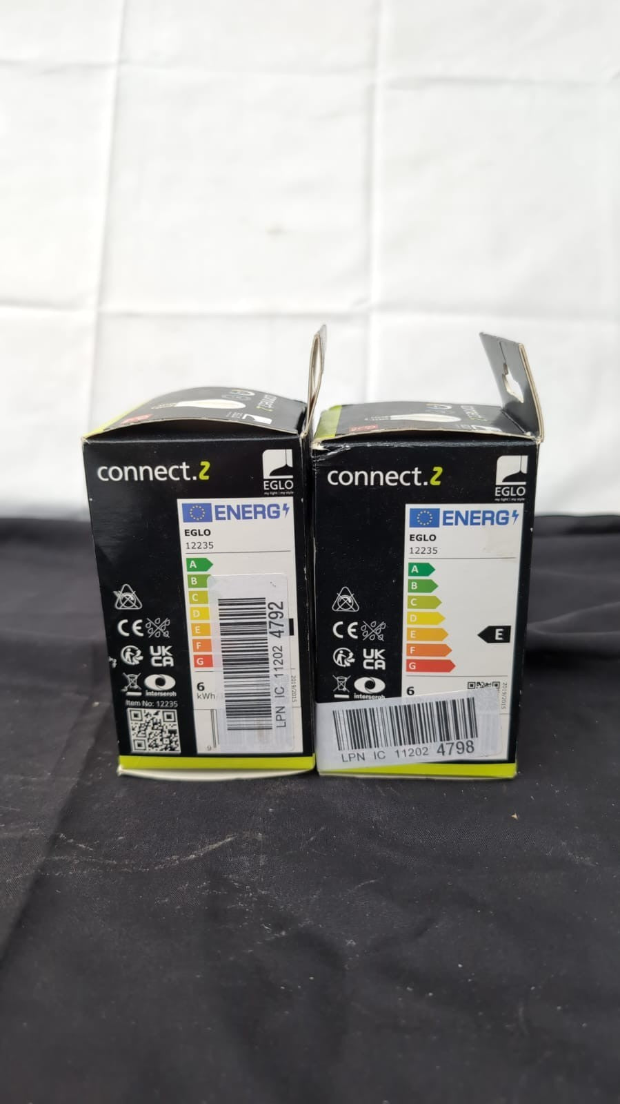 Eglo Connect.z Smart Home E27 LED Filament Light Bulb, A60,  app,2PACK