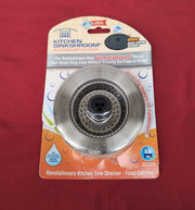 Revolutionary ClogFree Sink Strainer Basket w/ Stopper( packaging damaged)