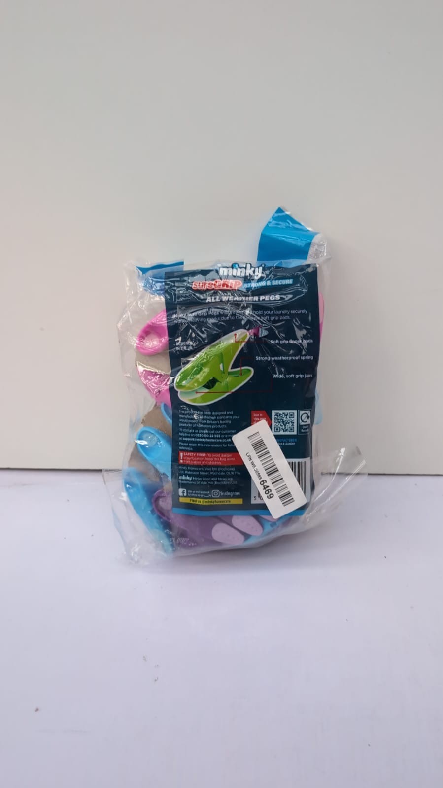 Minky 48pk Sure Grip Pegs (Packaging Damaged)