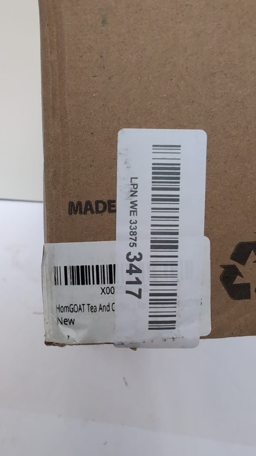 HomGOAT Tea and Coffee Station Organizer with Nespresso Pod Storage, Coffee Bar