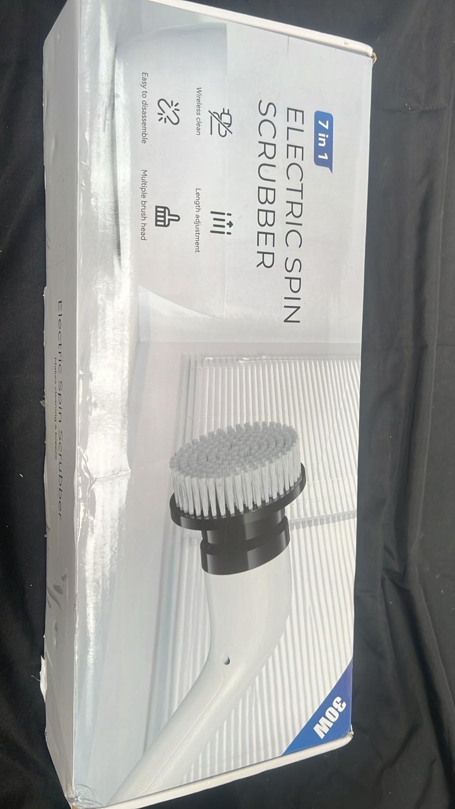 7 IN 1 Electric Spin Scrubber for Cleaning Bathroom: Cordless Power