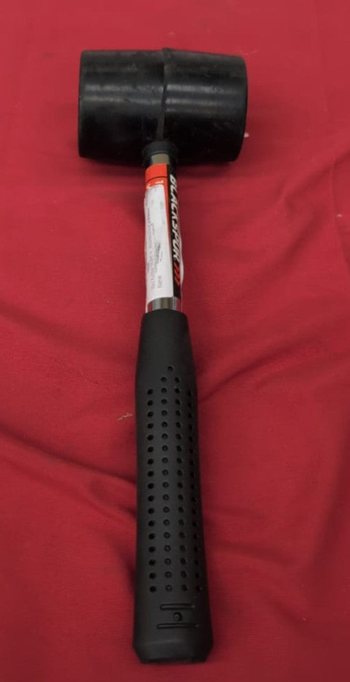 Blackspur 16oz Rubber Mallet with Steel Shaft (slightly scuffed)