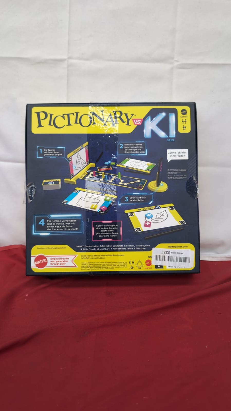 Mattel Games Pictionary Vs. KI HYH74 The New Way to Play (packaging damaged)