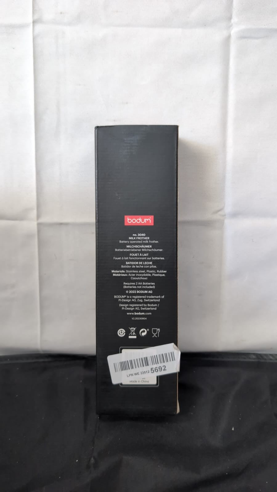 Bodum -Schiuma - Electric Milk Frother - Black(Slightly scuffed)
