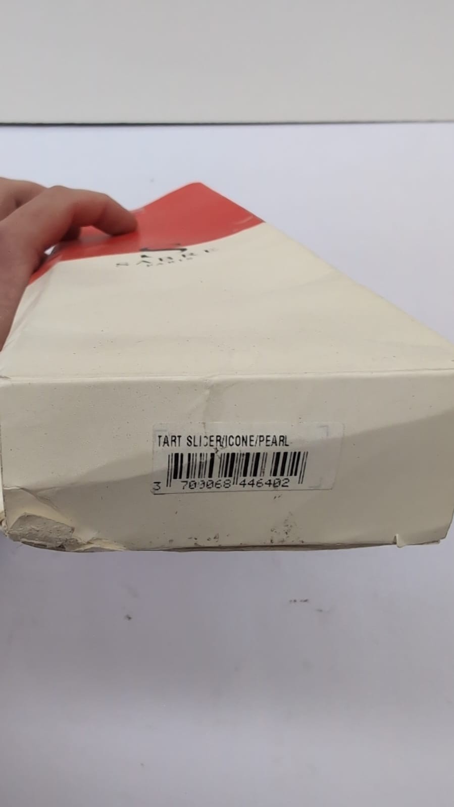 SABRE PARIS   Cake Cutter Slicer - Pie Server - Pearl White(Box damaged)