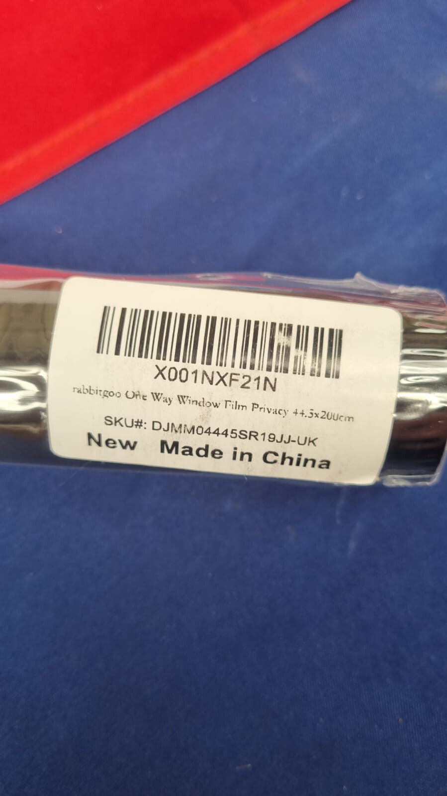 rabbitgoo Blackout Window Film, Black Out Privacy Day and Night, Glass Sticker