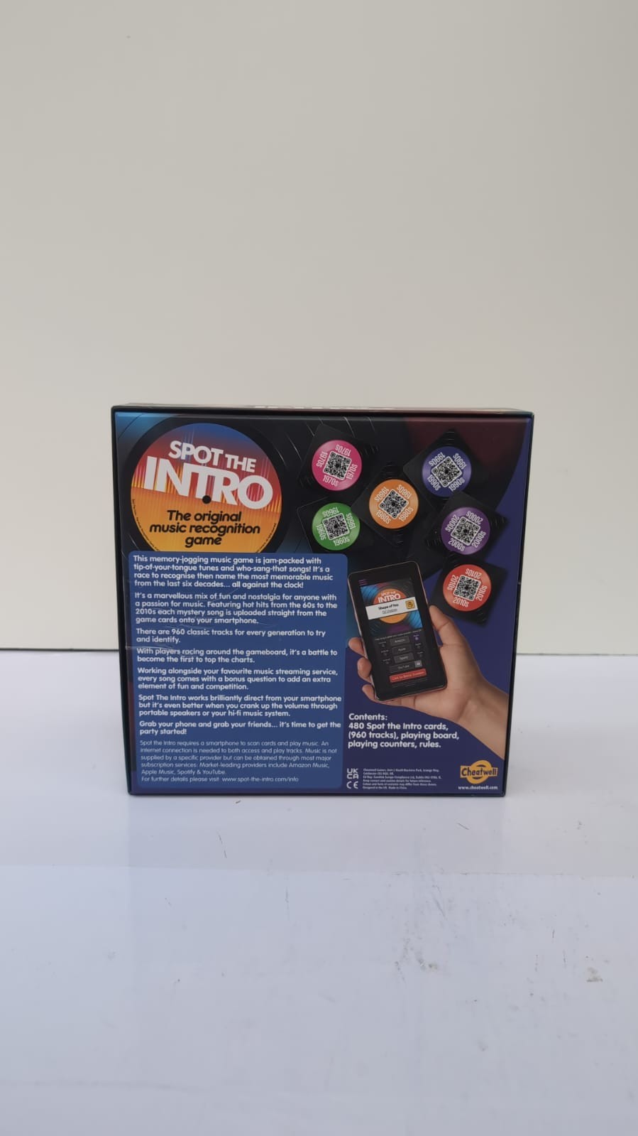 Cheatwell Games Spot the Intro - Music Recognition Quiz Game (USED)