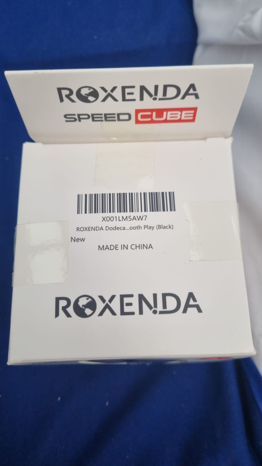 ROXENDA Dodecahedron Cube, Pentagon Speed Cube - Easy Turning & Smooth (Black)