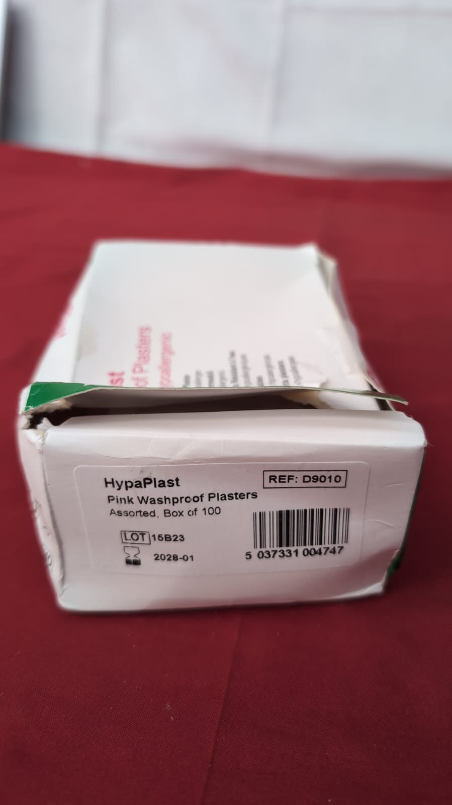 Safety First Aid Group HypaPlast Pink Washproof Assorted100 Sterile (BOXDAMAGED)