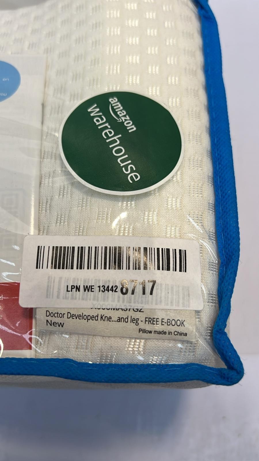 Doctor Developed Knee Pillow for Side Sleepers - Washable, Leg pillow